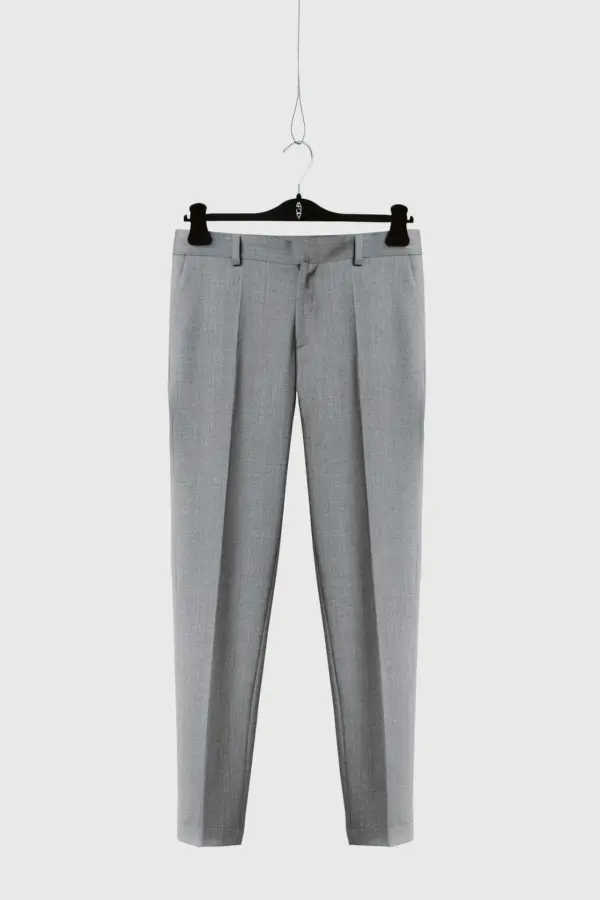 Pantaloni Slim Fresco Lana